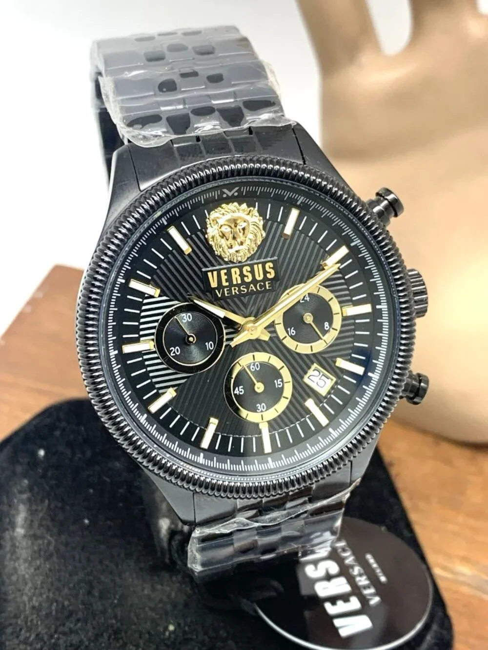 Versus by Versace Men's Watch VSP971221 Chronograph Quartz Black Steel 45mm